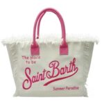 Borsa Saint Barth Vanity Bianca Rosa